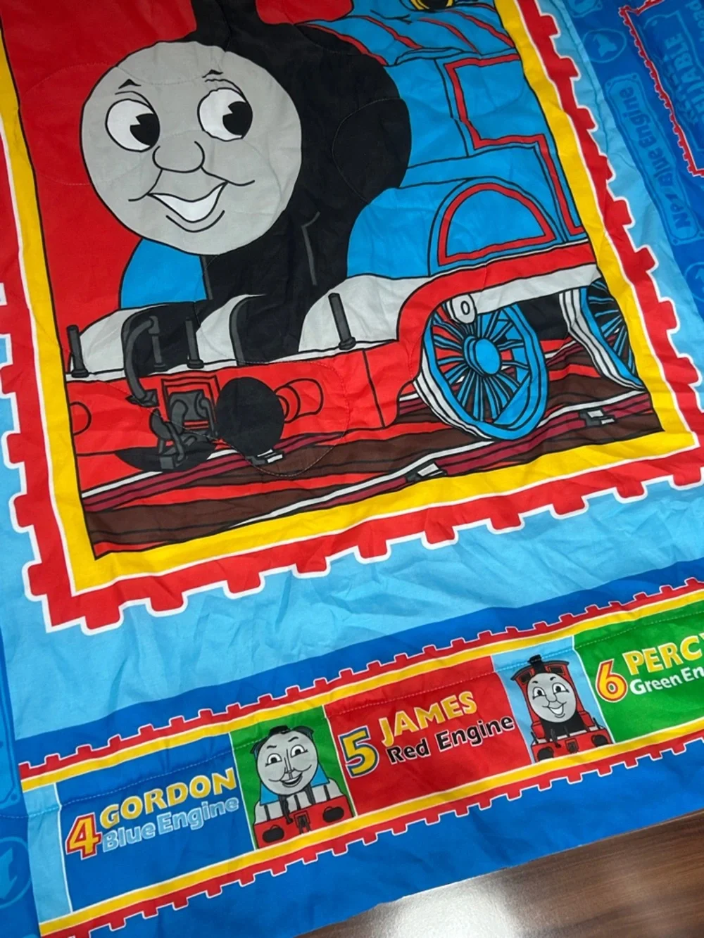 Twin size Thomas the train tank engine vintage comforter